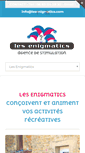 Mobile Screenshot of lesenigmatics.com
